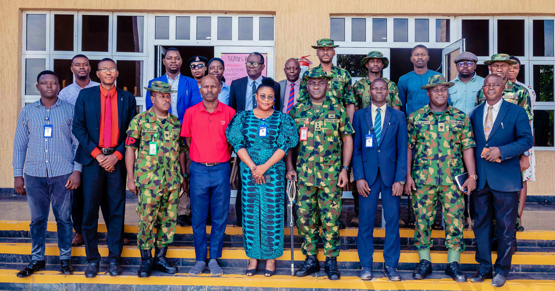 Brigadier General A.a. Babalola, Commander Of 22 Armour Brigade Sobi Barracks Ilorin, Embarks On A Cordial Visit To Thomas Adewumi University
