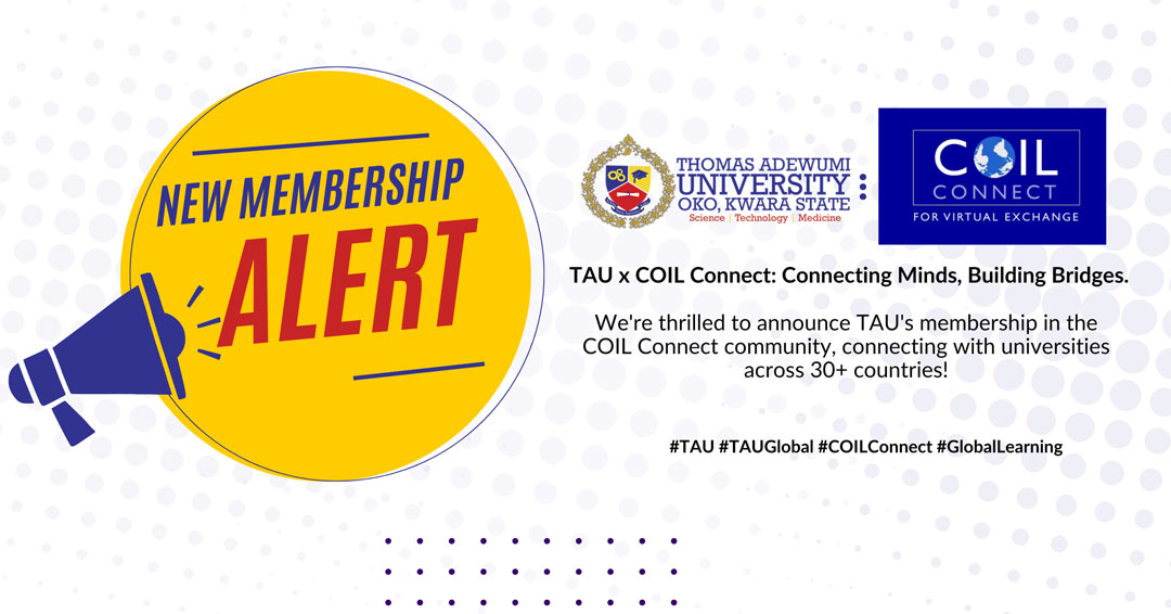 Exciting Community  News: Thomas Adewumi University Joins The Prestigious Coil Connect Community!