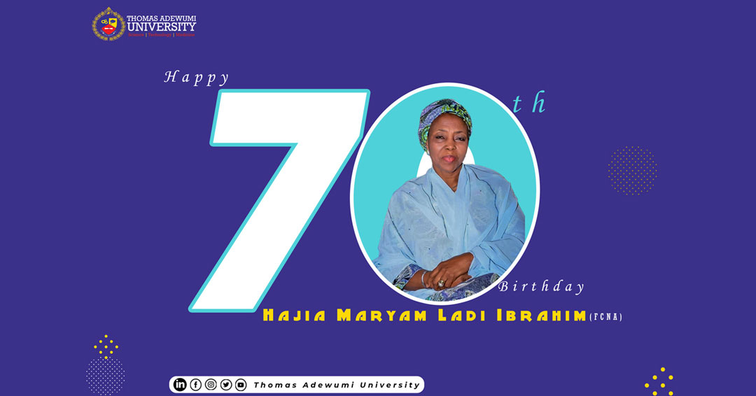 Tau Felicitates With Hajia Maryam Ladi Ibrahim, Fcna On The Occasion Of Her 70th Birthday