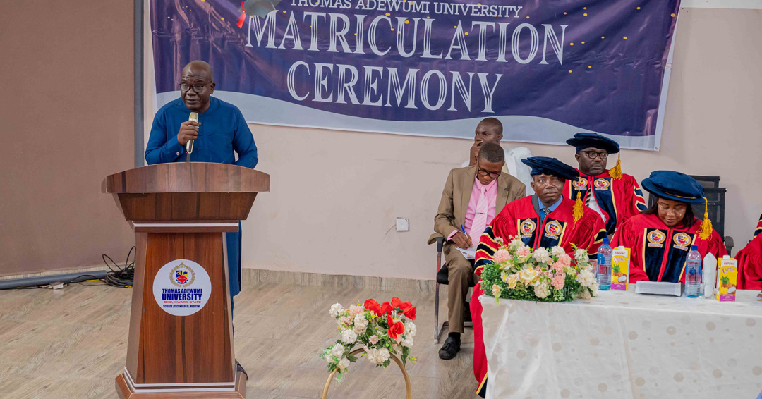 Tau Parents Representative Delivered Heartwarming Goodwill Remark At 3rd Matriculation Ceremony