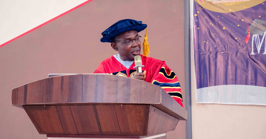 the-deputy-vice-chancellor-academics-of-federal-university-lokoja-advocates-for-moral-upliftment-against-social-vices-at-tau-3rd-matriculation-ceremony