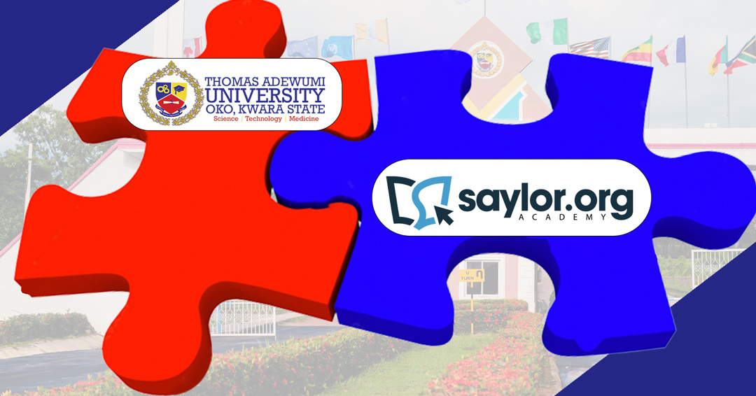 Thomas Adewumi University And Saylor Academy Partner To Boost Student Career Readiness