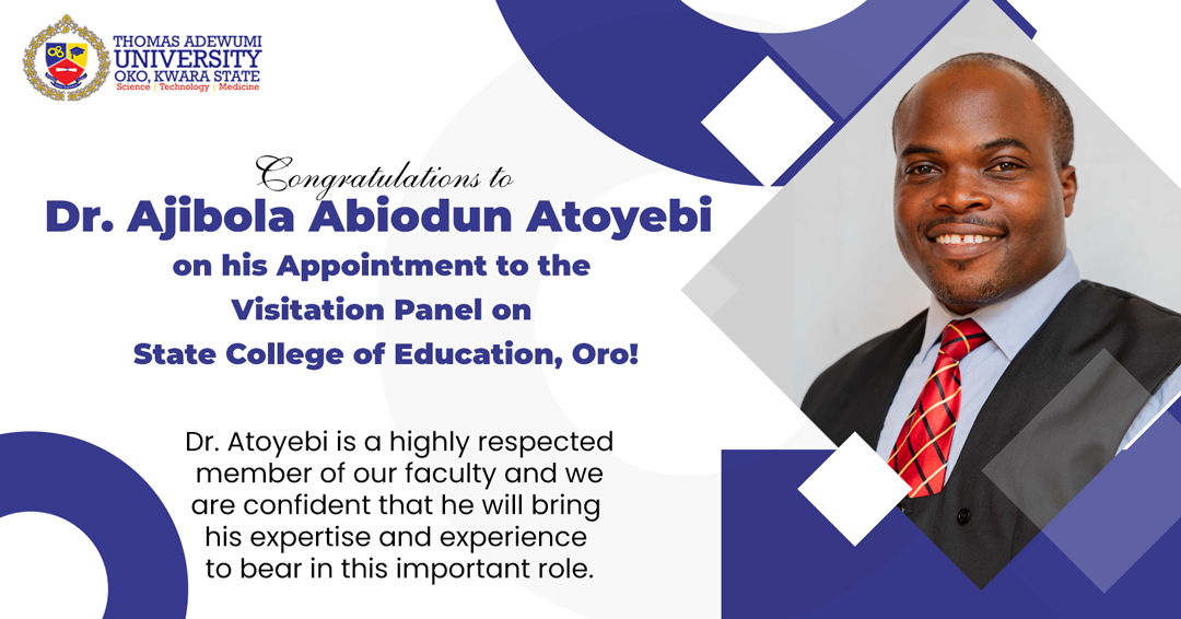 thomas-adewumi-university-celebrates-dr-abiodun-ajibola-well-deserved-appointment-by-the-kwara-state-government