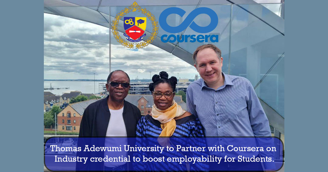 thomas-adewumi-university-to-partner-with-coursera-on-industry-credentials-to-boost-employability-for-students
